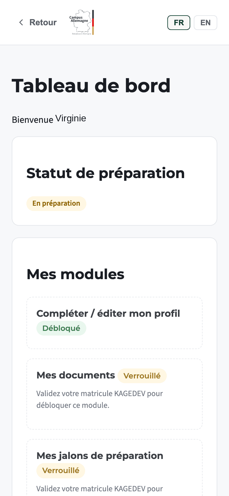 Candidature, échanges avec l'entreprise formatrice et suivi du contrat de formation (avec ou sans Vorabstimmung) : tout se gère en ligne, depuis votre compte candidat.