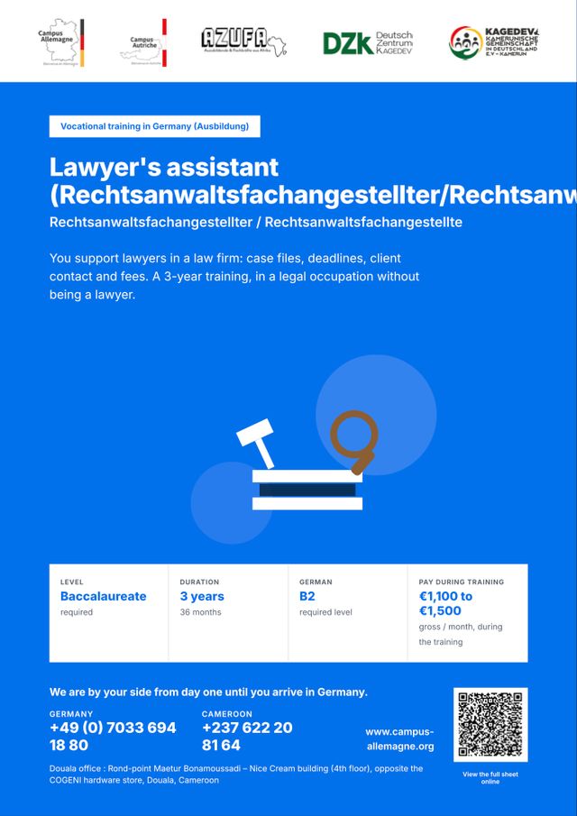 Occupation brochure