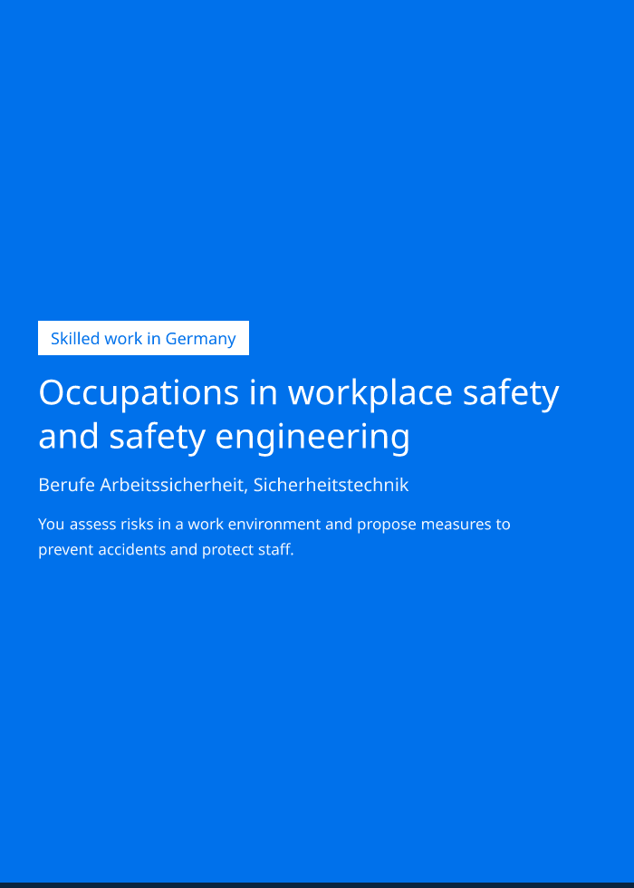 Occupation brochure