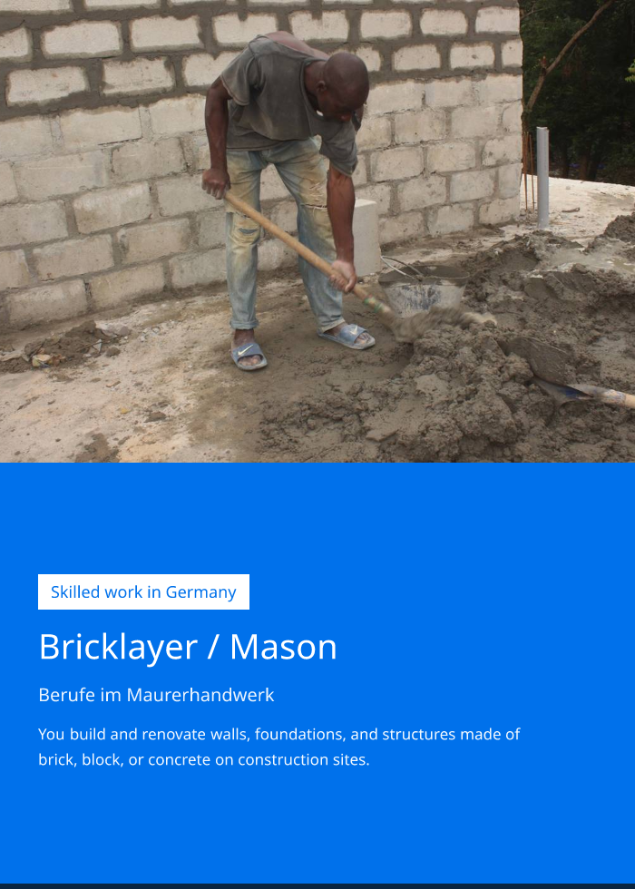 Occupation brochure
