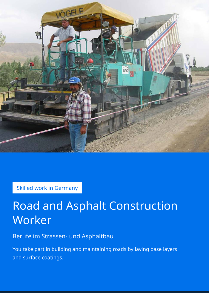 Occupation brochure