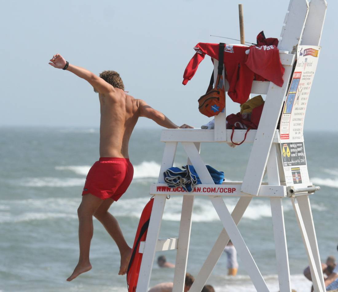 Lifeguard (Pool Supervision), at work