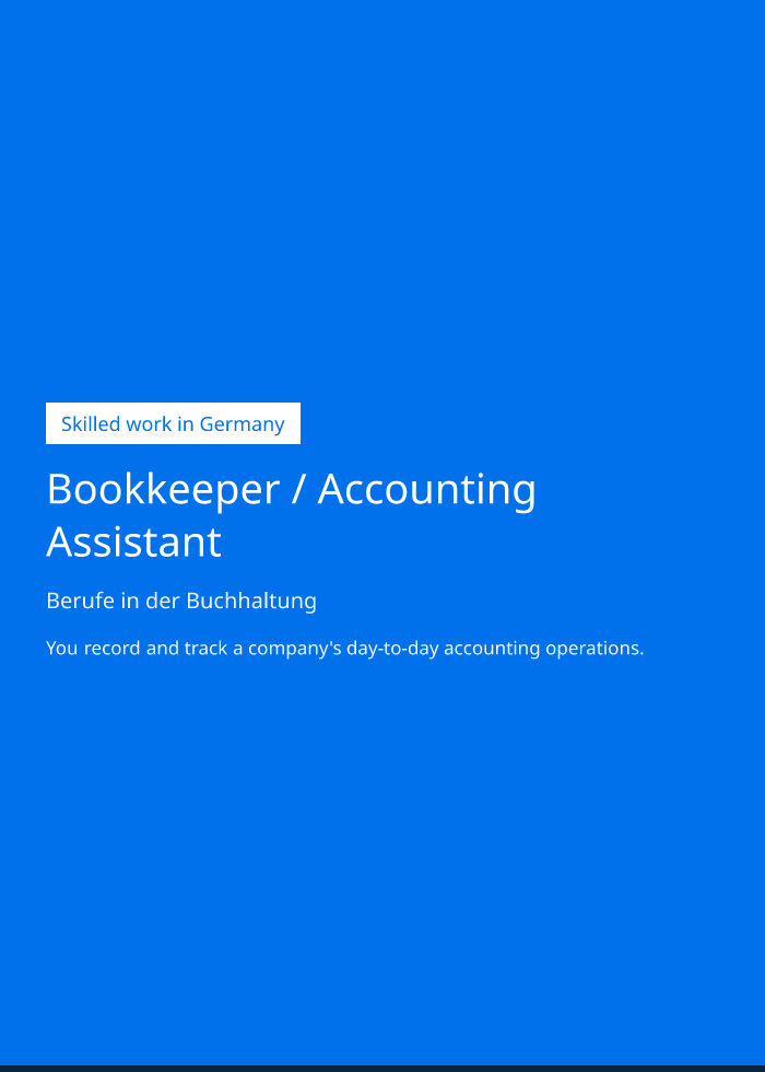 Occupation brochure