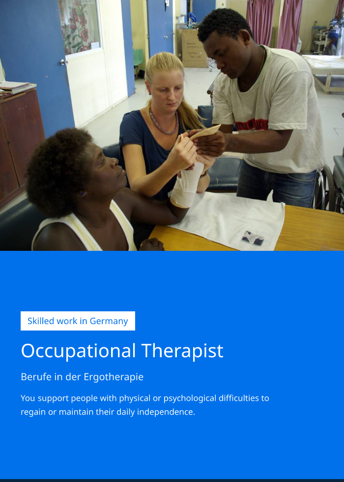 Occupation brochure