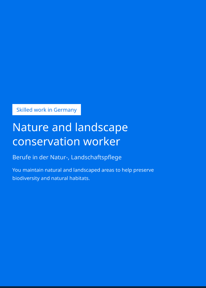 Occupation brochure