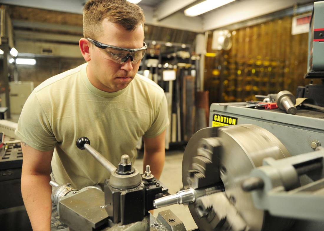 Toolmaker, at work