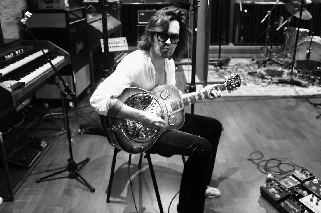 Musician, at work